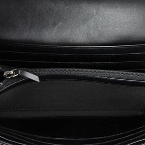 CC Brilliant Flap Wallet Quilted Patent Long