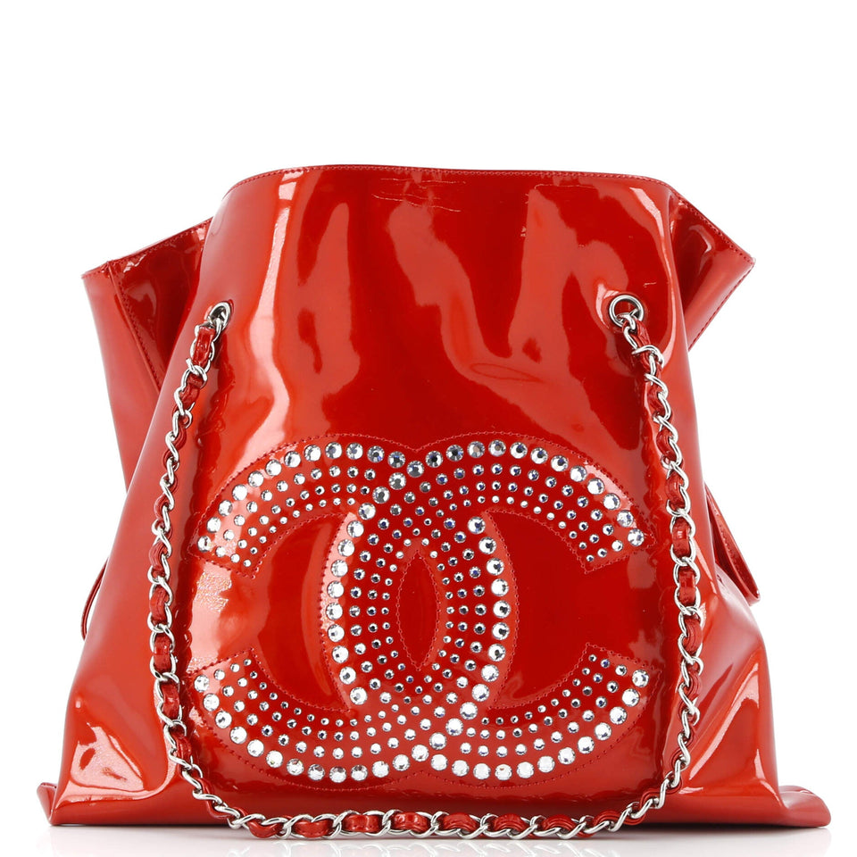 Bon Bon Tote Strass Embellished Patent Medium