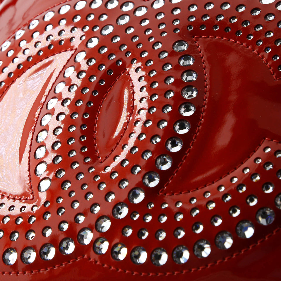 Bon Bon Tote Strass Embellished Patent Medium