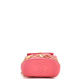 CC Charms Backpack Quilted Calfskin Small