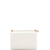 Chic Pearls Flap Bag Quilted Lambskin Small