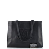 Vintage Timeless Shopping Tote Caviar