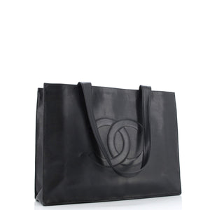 Vintage Timeless Shopping Tote Caviar