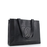 Vintage Timeless Shopping Tote Caviar
