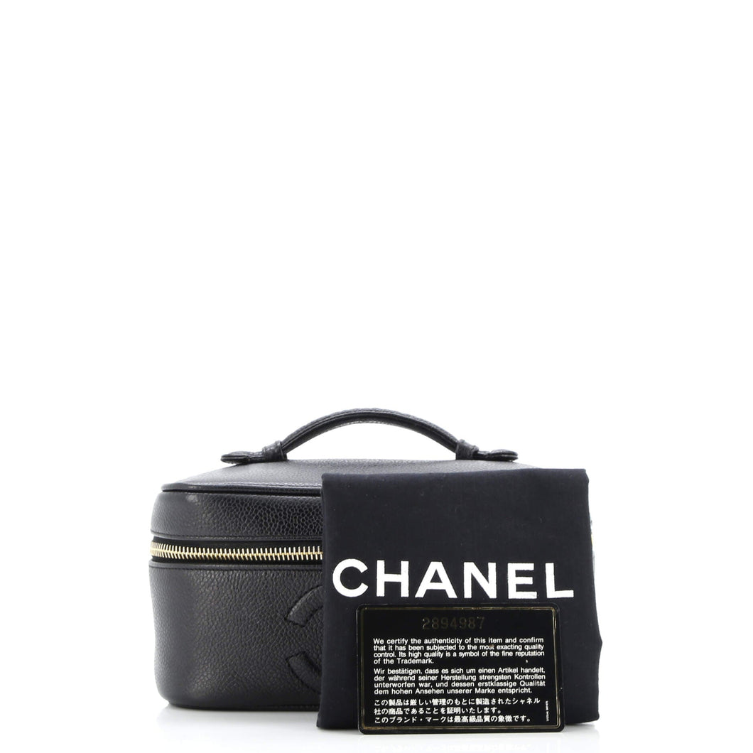 Vintage Timeless Vanity Case Caviar Mini