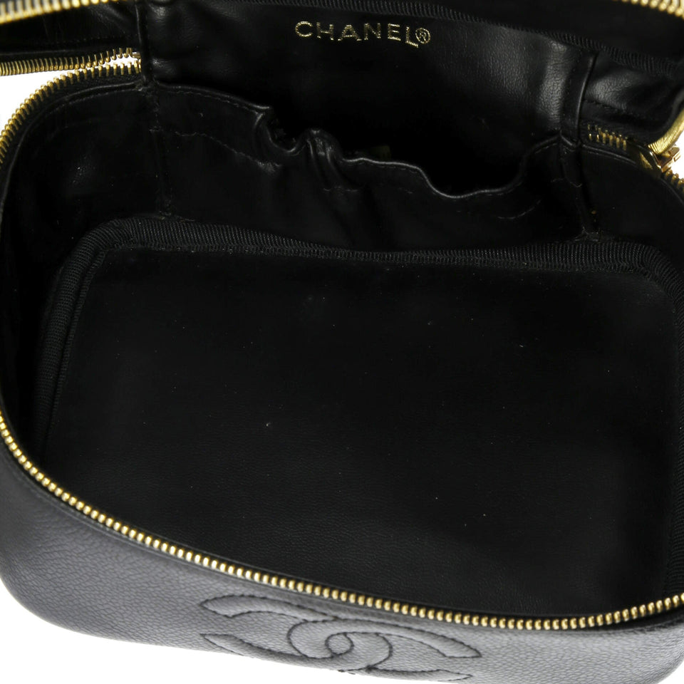 Vintage Timeless Vanity Case Caviar Mini