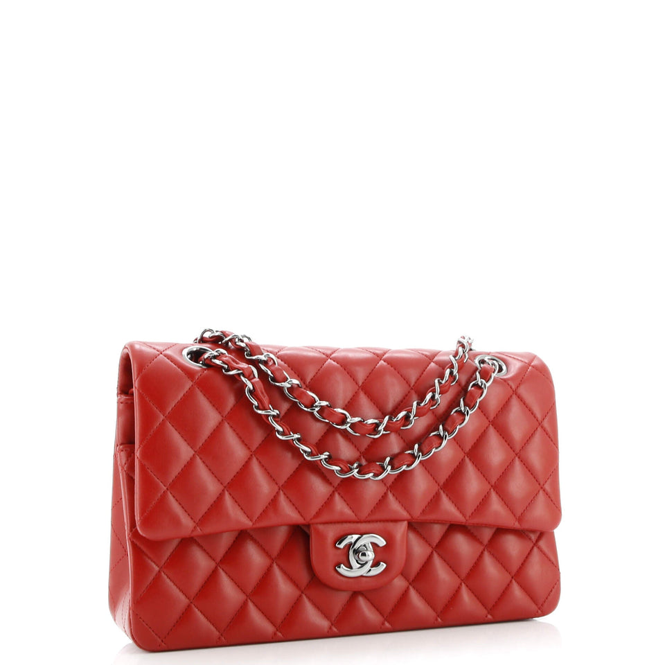 Classic Double Flap Bag Quilted Lambskin Medium