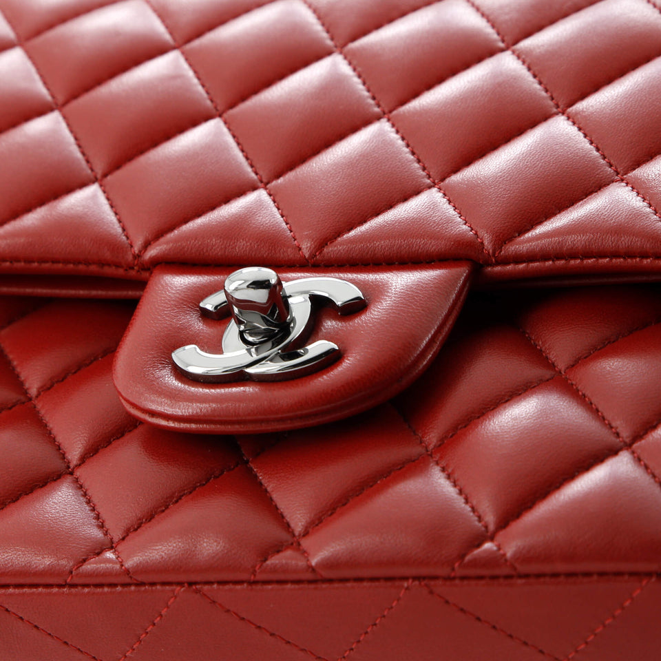 Classic Double Flap Bag Quilted Lambskin Medium