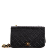 Vintage Full Flap Bag Quilted Lambskin Medium