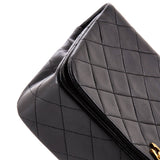 Vintage Full Flap Bag Quilted Lambskin Medium
