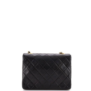 Vintage Square Classic Flap Bag Quilted Lambskin Small