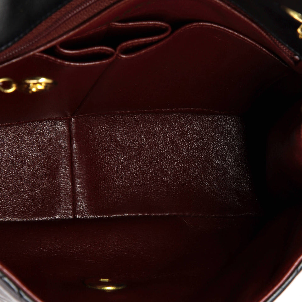 Vintage Square Classic Flap Bag Quilted Lambskin Small