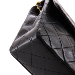 Vintage Square Classic Flap Bag Quilted Lambskin Small