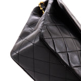 Vintage Square Classic Flap Bag Quilted Lambskin Small