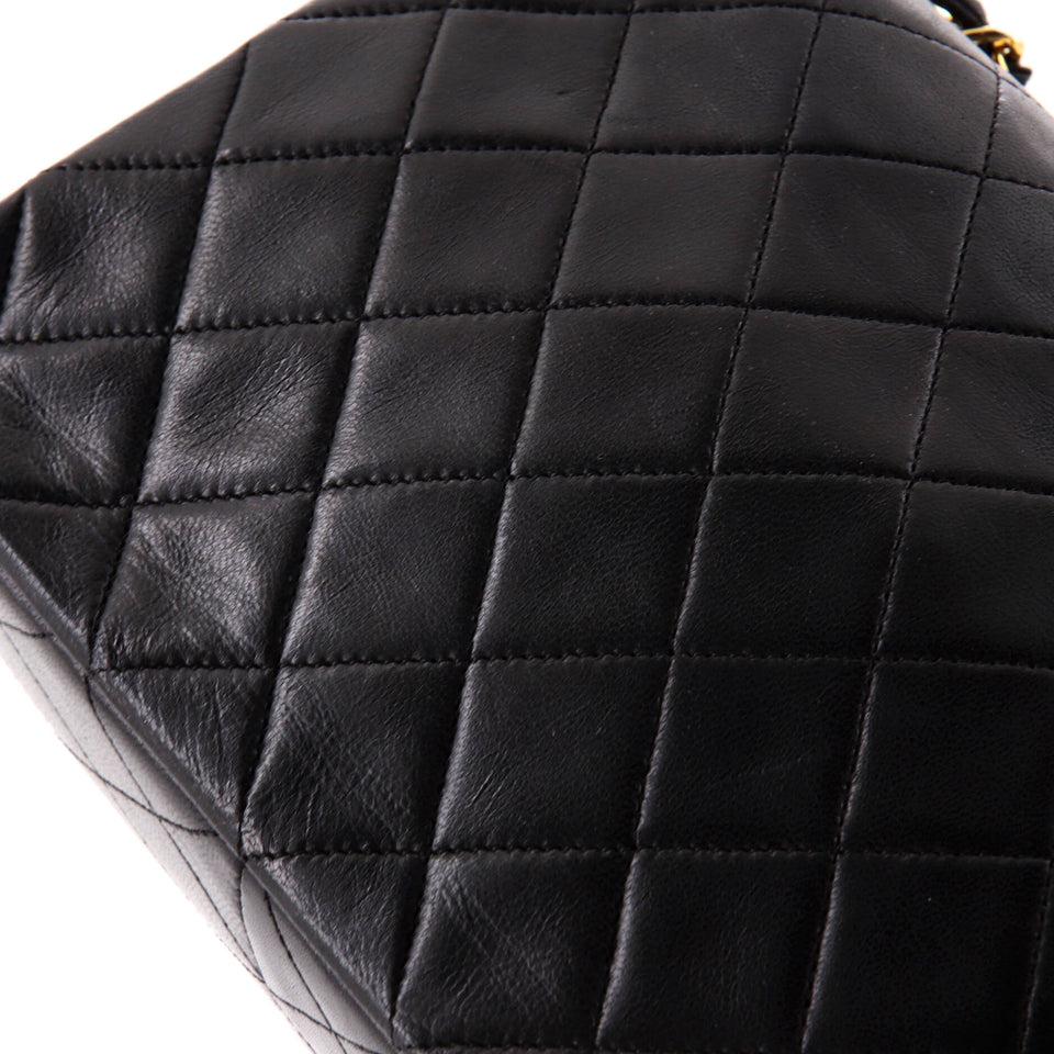 Vintage Square Classic Flap Bag Quilted Lambskin Small