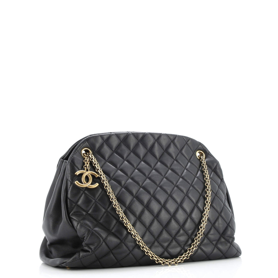 Just Mademoiselle Bag Quilted Lambskin Large