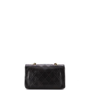 Vintage CC Chain Flap Bag Quilted Lambskin Small