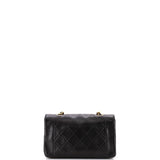 Vintage CC Chain Flap Bag Quilted Lambskin Small