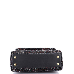 Coco Top Handle Bag Quilted Tweed and Sequins Mini