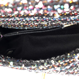 Coco Top Handle Bag Quilted Tweed and Sequins Mini