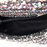 Coco Top Handle Bag Quilted Tweed and Sequins Mini
