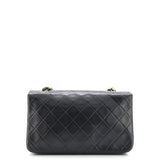 Vintage Full Flap Bag Quilted Lambskin Medium