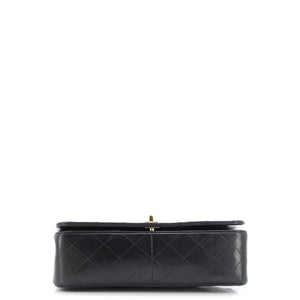 Vintage Full Flap Bag Quilted Lambskin Medium