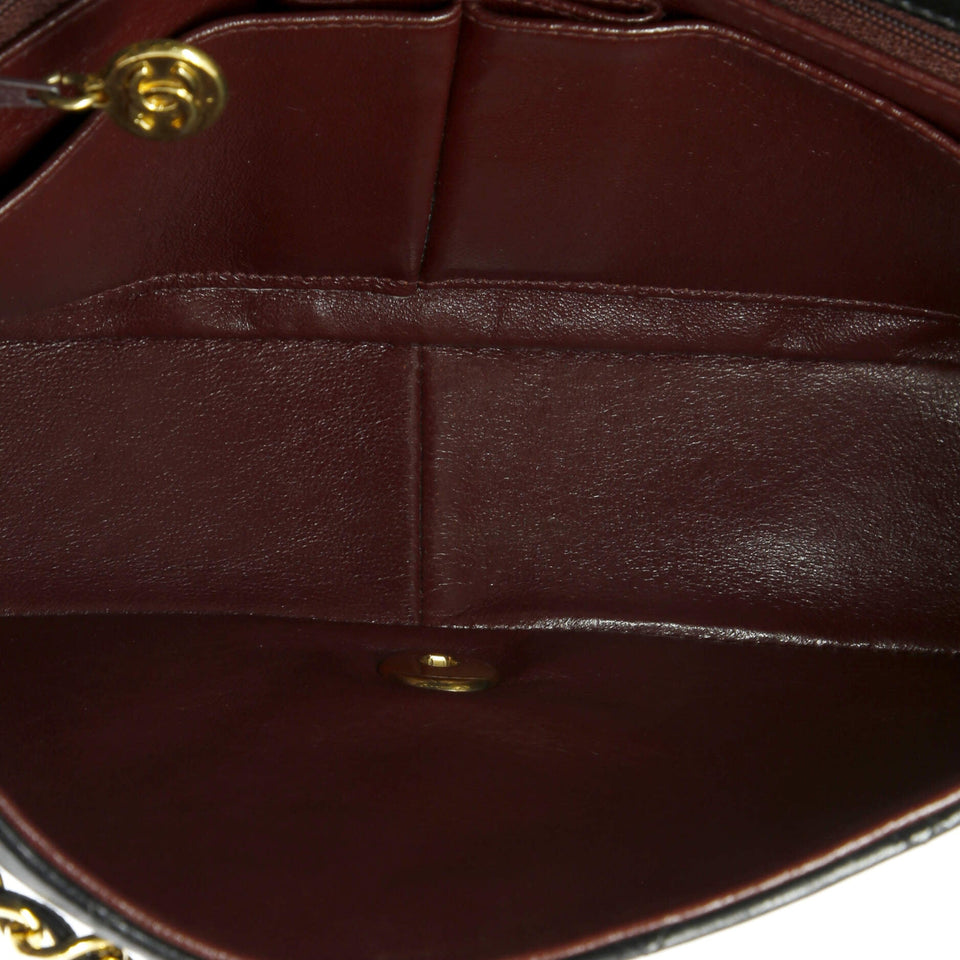 Vintage Full Flap Bag Quilted Lambskin Medium