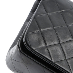 Vintage Full Flap Bag Quilted Lambskin Medium