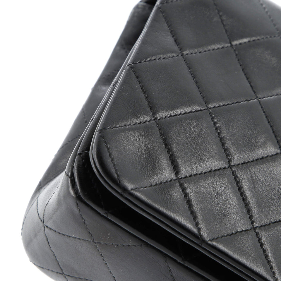 Vintage Full Flap Bag Quilted Lambskin Medium