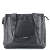 Vintage Logo Zip Shoulder Bag Caviar Large