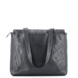 Vintage Logo Zip Shoulder Bag Caviar Large