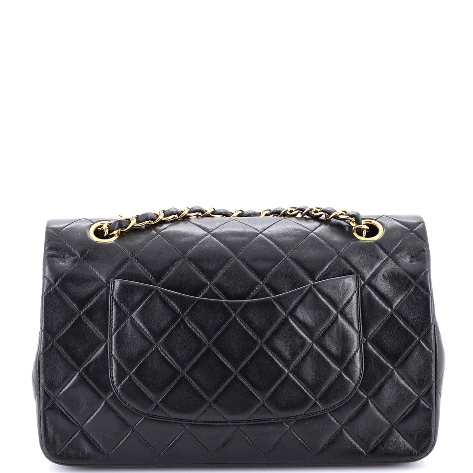 Vintage Classic Double Flap Bag Quilted Lambskin Medium