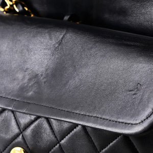 Vintage Classic Double Flap Bag Quilted Lambskin Medium