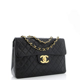 Vintage Classic Single Flap Bag Quilted Lambskin Maxi