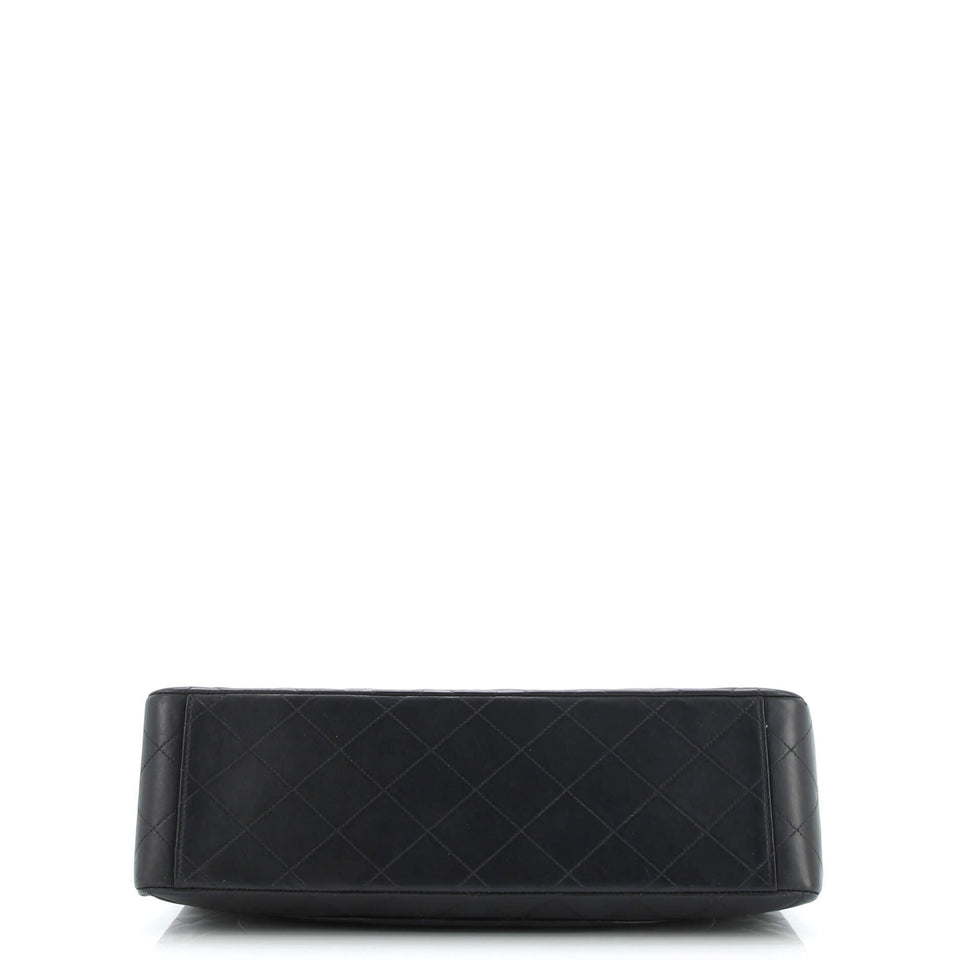 Vintage Classic Single Flap Bag Quilted Lambskin Maxi