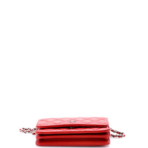 Wallet on Chain Quilted Caviar Mini