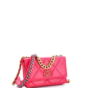 19 Wallet on Chain Quilted Lambskin
