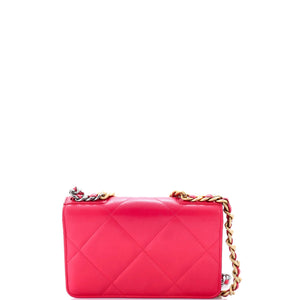 19 Wallet on Chain Quilted Lambskin