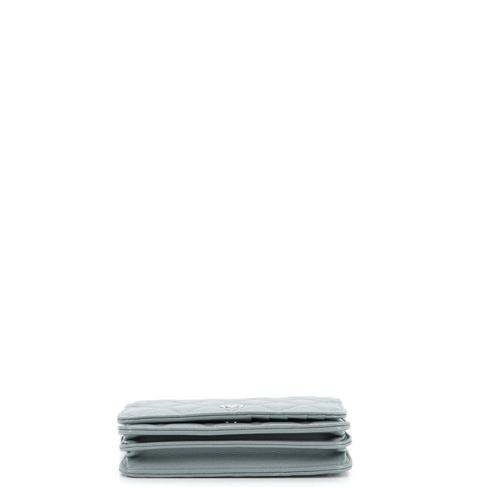 Wallet on Chain Quilted Caviar Mini