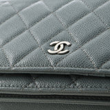 Wallet on Chain Quilted Caviar Mini