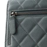 Wallet on Chain Quilted Caviar Mini