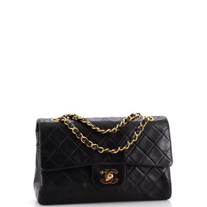 Vintage Classic Double Flap Bag Quilted Lambskin Small