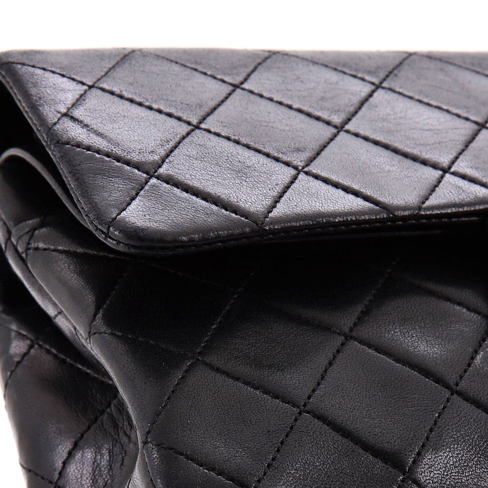 Vintage Classic Double Flap Bag Quilted Lambskin Small