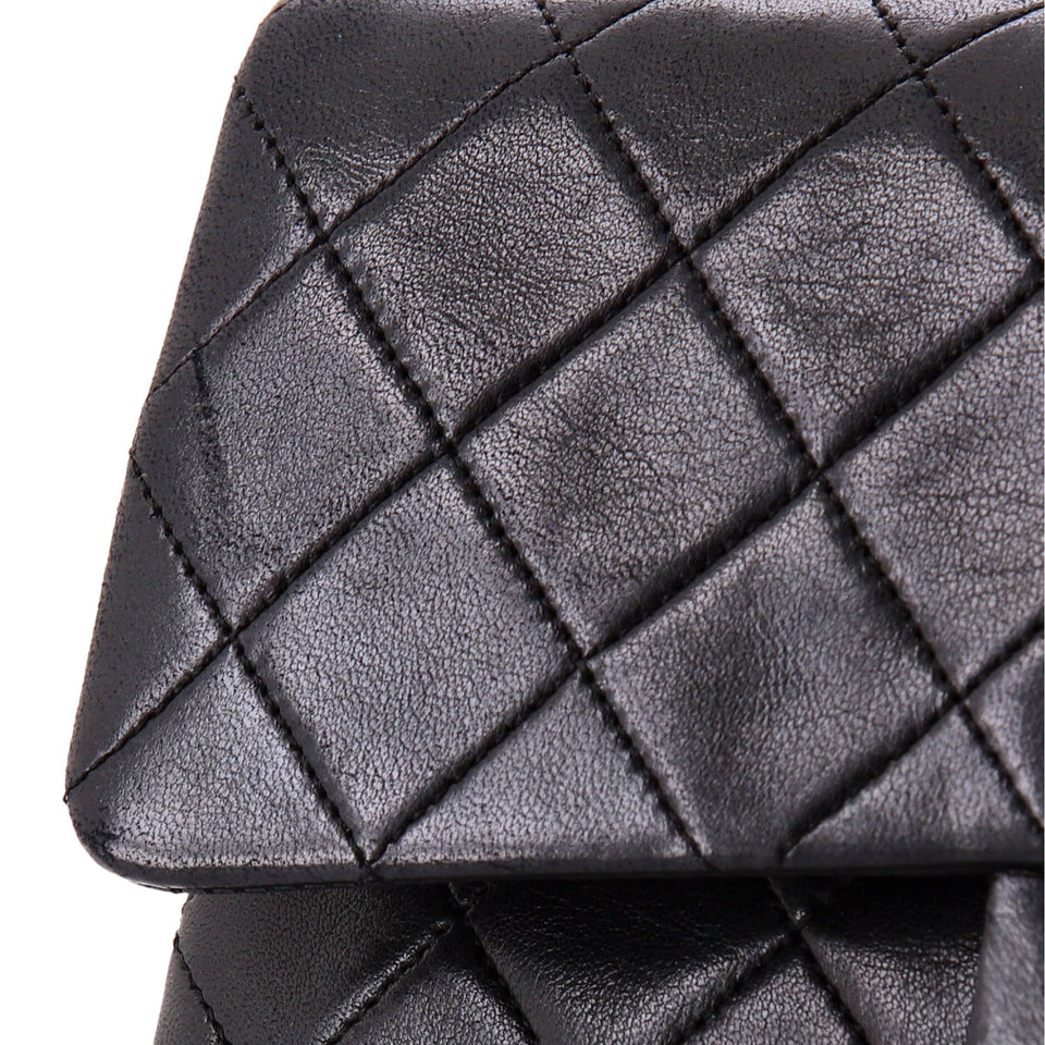 Vintage Classic Double Flap Bag Quilted Lambskin Small