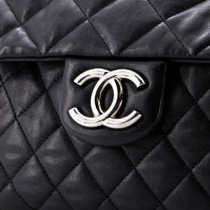 Chain Around Flap Bag Quilted Leather Maxi
