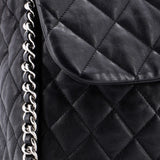 Chain Around Flap Bag Quilted Leather Maxi