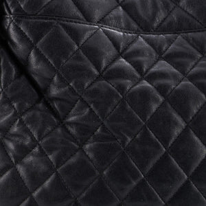 Chain Around Flap Bag Quilted Leather Maxi