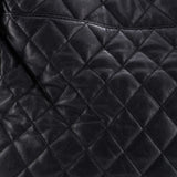 Chain Around Flap Bag Quilted Leather Maxi