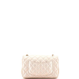 Classic Single Flap Bag Quilted Iridescent Calfskin Mini
